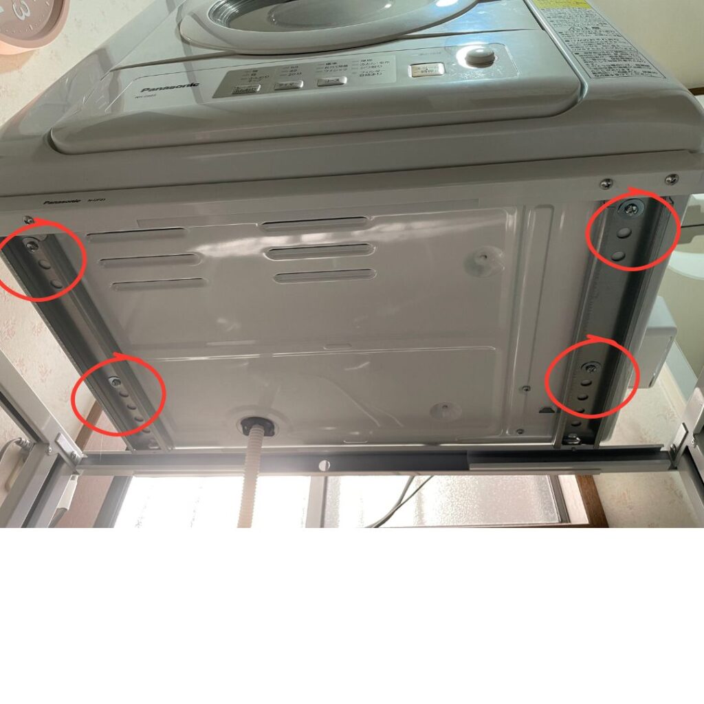詳しく解説】衣類乾燥機 NH-D603の設置方法 専用の台？市販のものでは 