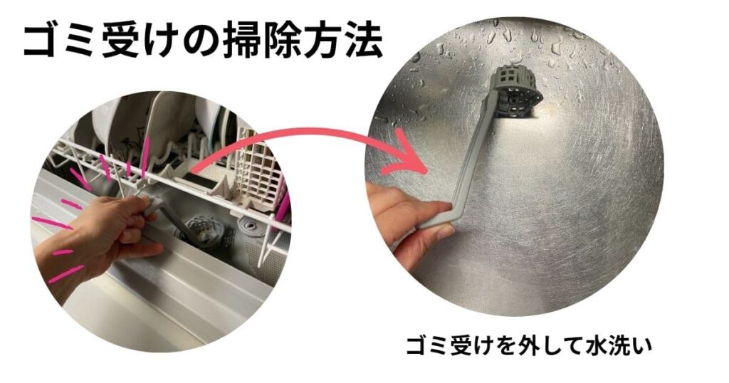 ゴミ受けの掃除方法